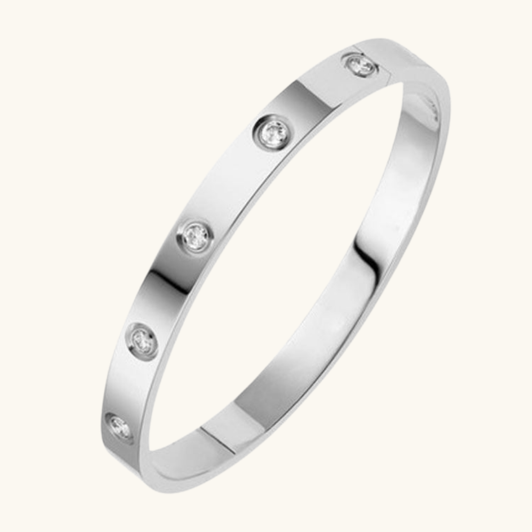 ETERNITY DELUXE - Silver Zircon Bracelet