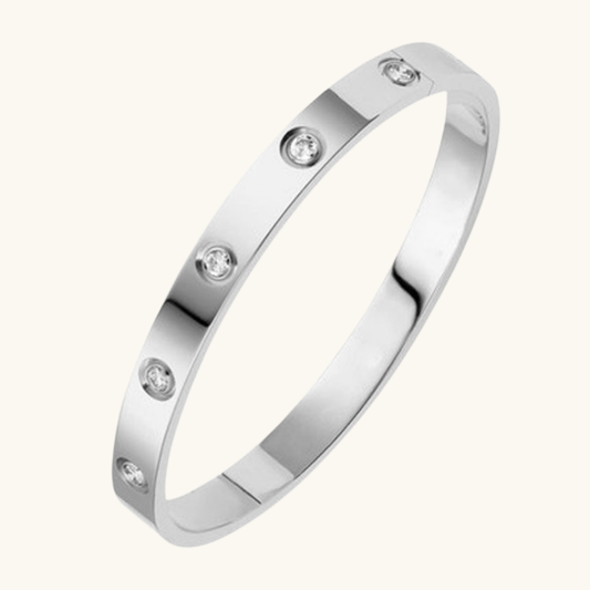 ETERNITY DELUXE - Silver Zircon Bracelet