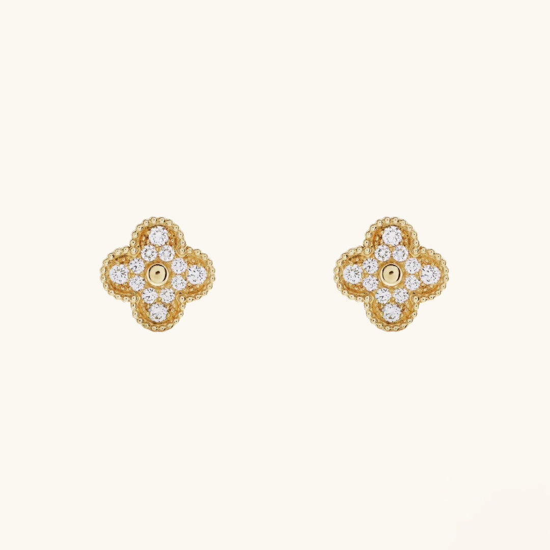 CLOVER - Gold Earrings Prestige