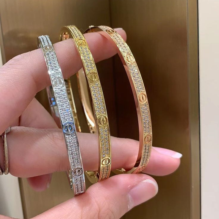 ETERNITY DELUXE - Gold Zircon Bracelet